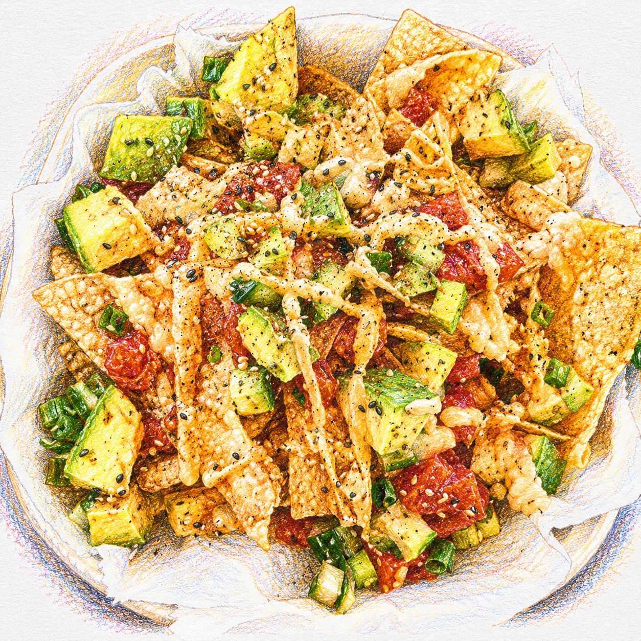 Poke Nachos